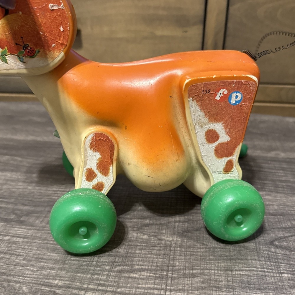 1972 Fisher-Price #132 Molly Moo Cow pull toy - Picture 7 of 12